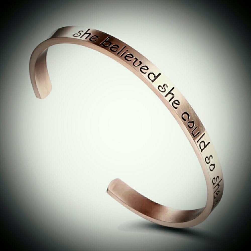 She Believed She Could Bracelet